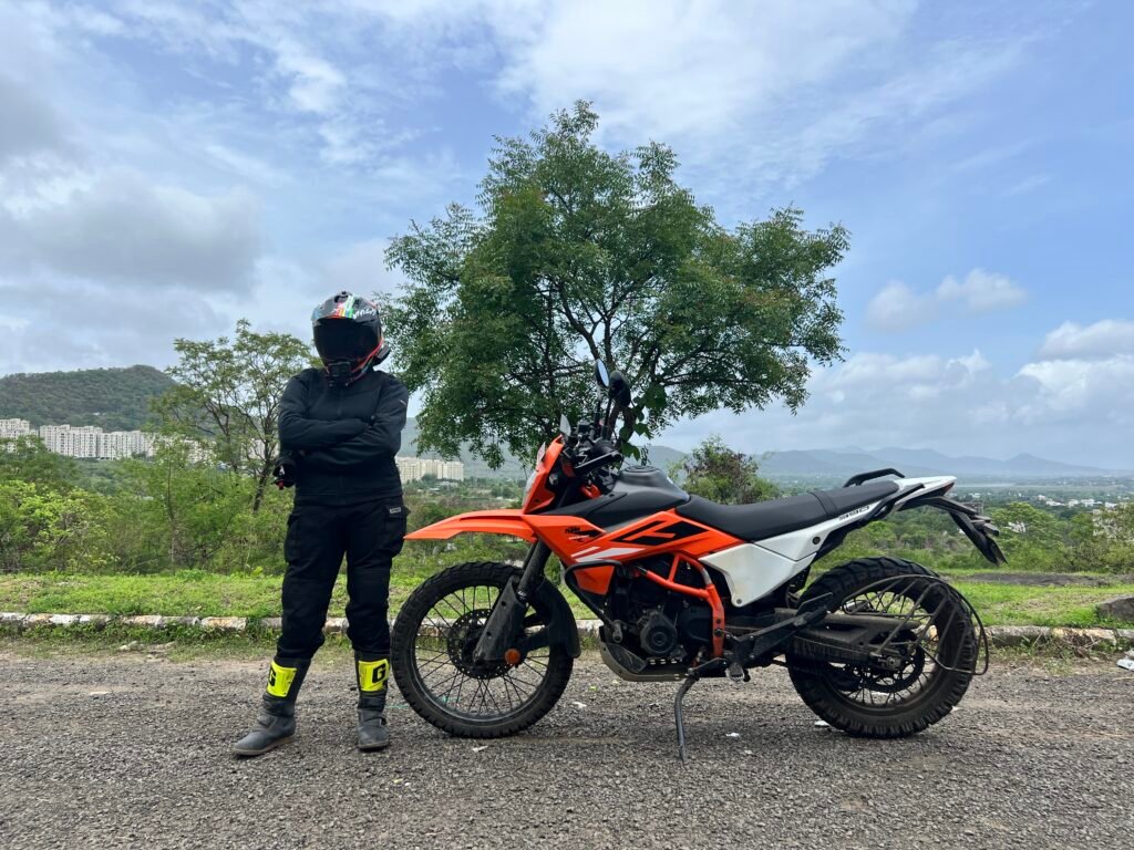 Shweta Chithrode KTM 390 Enduro R